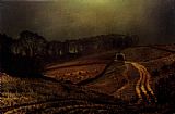 Famous Moon Paintings - Under The Harvest Moon